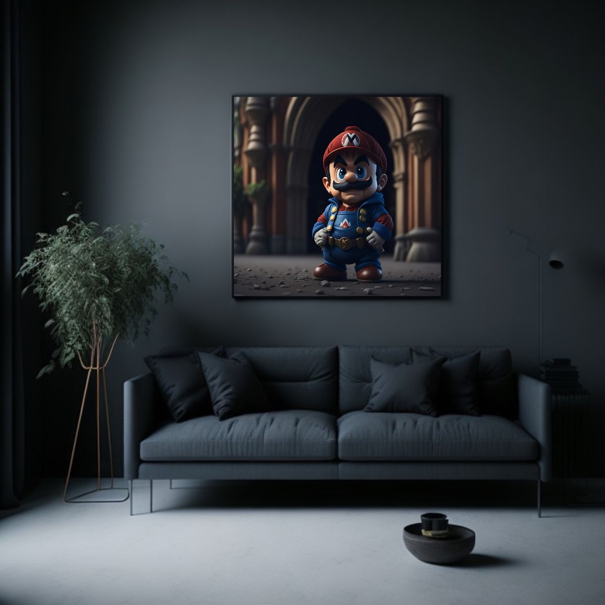 Cute Little Mega Mario Figure