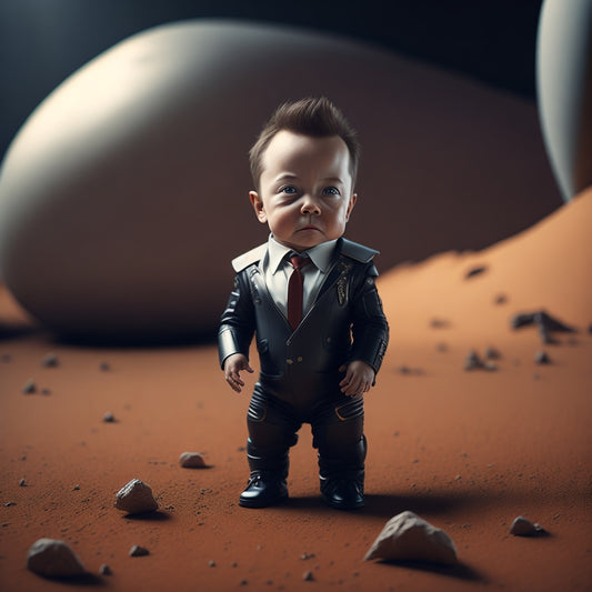 Cute Little Elon Musk Figure